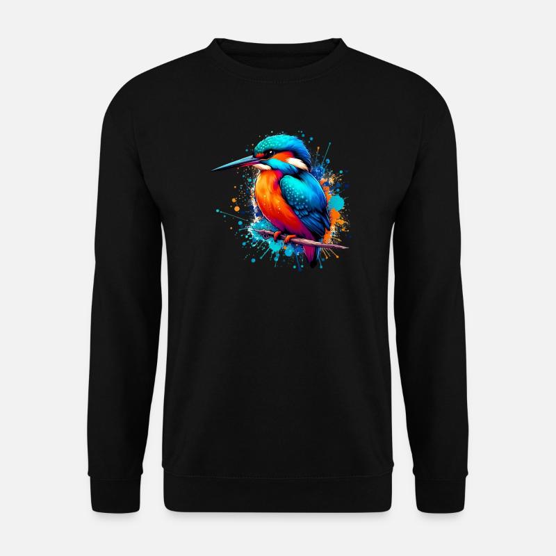 Eisvogel - Unisex Pullover - Schwarz