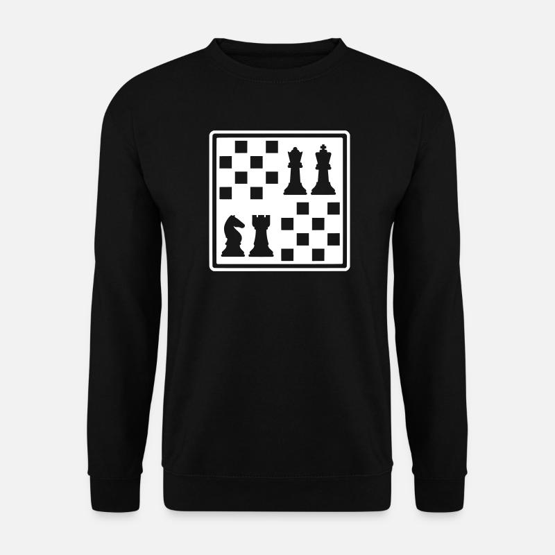 Schach - Unisex Pullover - Schwarz