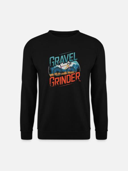 Gravel Grinder Mountain Ride - Unisex Sweatshirt - black
