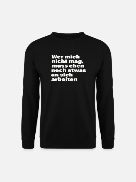WHO DOESN'T LIKE ME - Unisex Sweatshirt - black