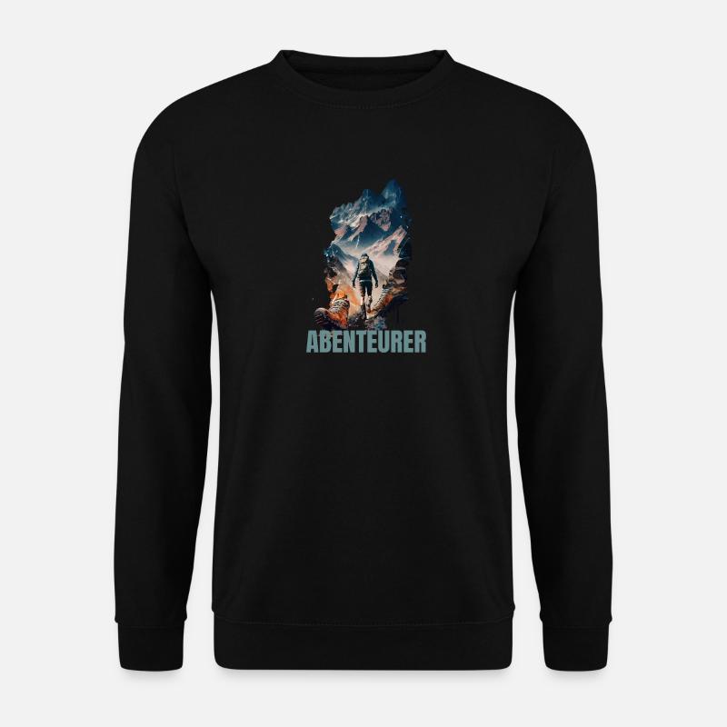 Abenteurer - Unisex Pullover - Schwarz