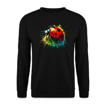 Coccinelle - Sweat-shirt Unisexe - noir - Devant - Alina (178cm) & Michal (187cm)