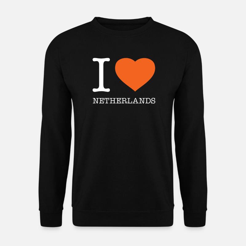 J’ADORE LES PAYS-BAS - Sweat-shirt Unisexe - noir