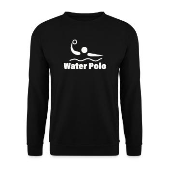 Water Polo - Unisex Sweatshirt - black - Front - Alina (178cm) & Michal (187cm)