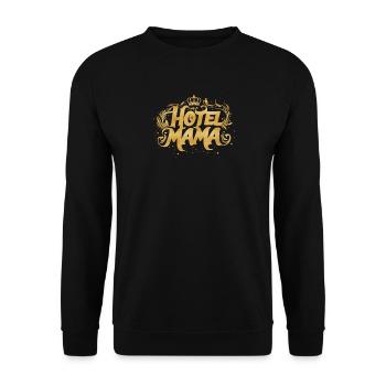 Hotel Mama! - Unisex Pullover - Schwarz - Vorne - Alina (178cm) & Michal (187cm)