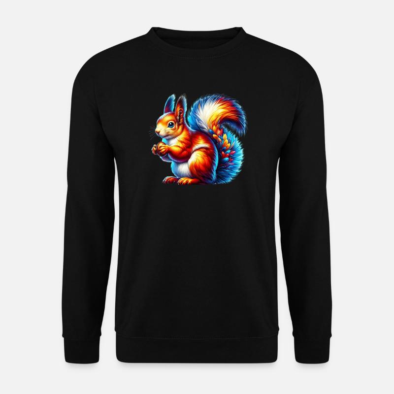 Squirrel - Unisex Sweatshirt - black