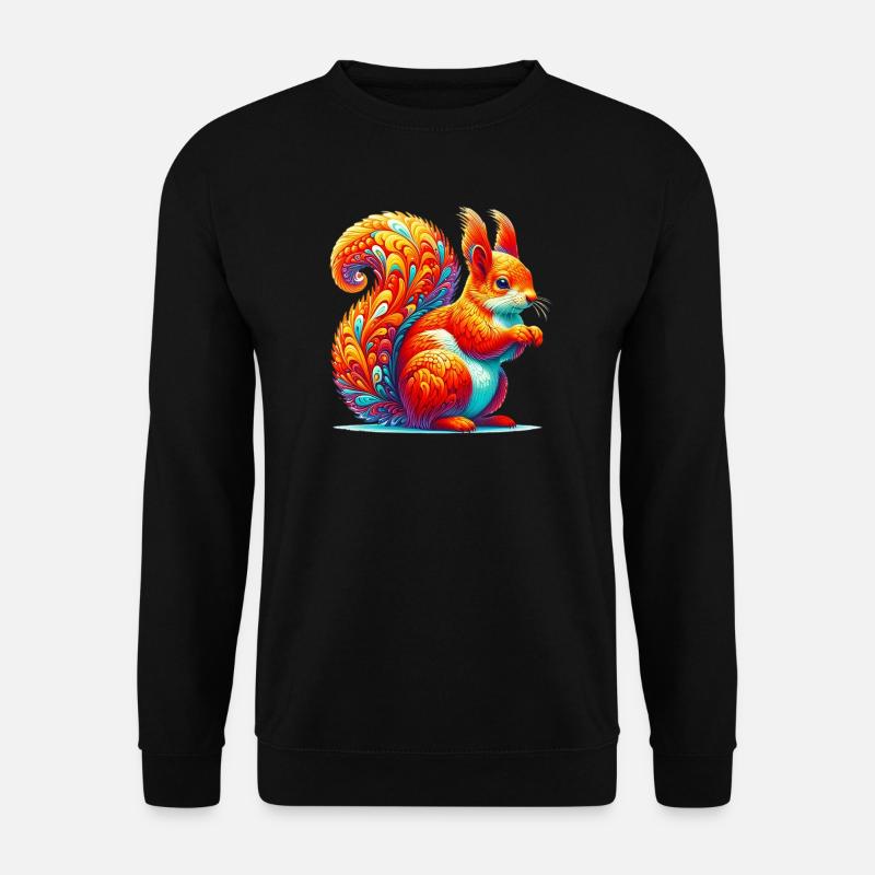 Squirrel - Unisex Sweatshirt - black