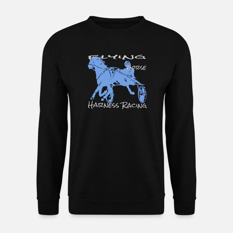 Traber trabrennen - Unisex Pullover - Schwarz