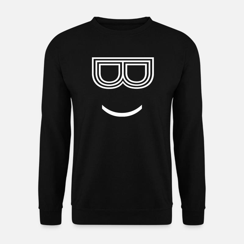cool face drawing - Unisex Sweatshirt - black