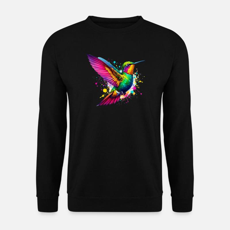 Kolibri - Unisex Pullover - Schwarz