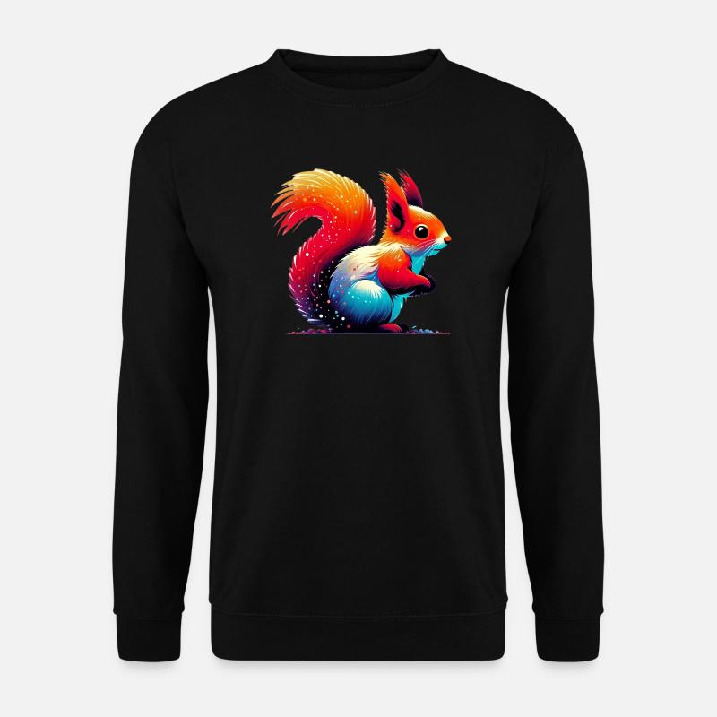 Squirrel - Unisex Sweatshirt - black