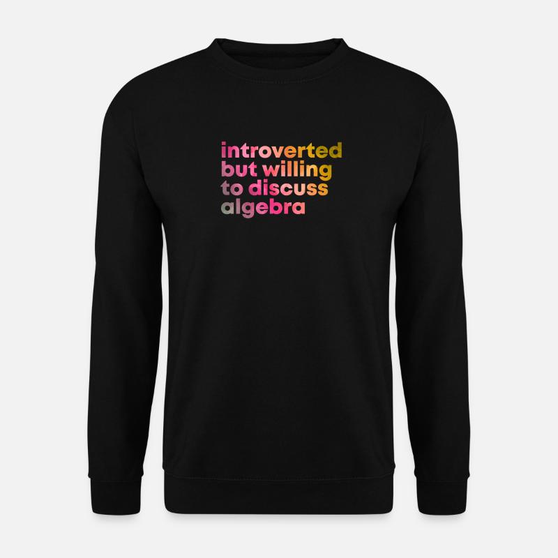 Algebra - Unisex Sweatshirt - black