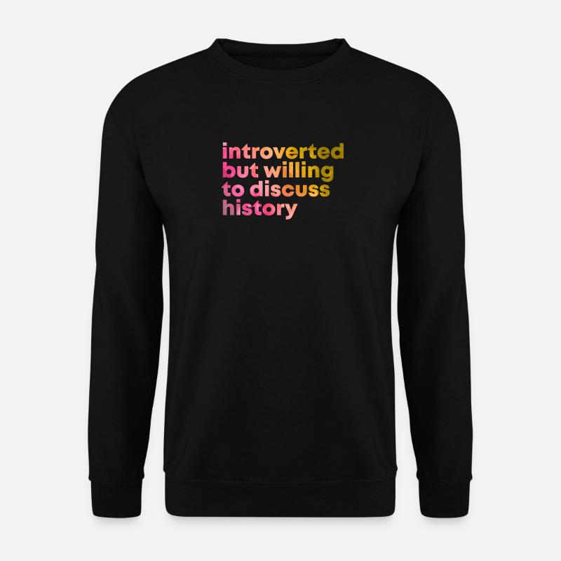 Geschichte - Unisex Pullover - Schwarz