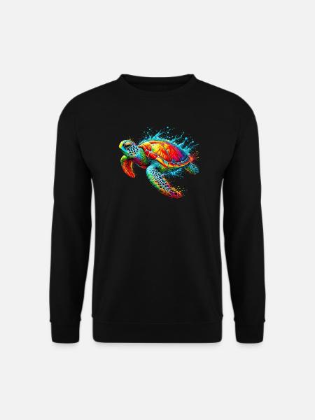 Turtle - Unisex Sweatshirt - black