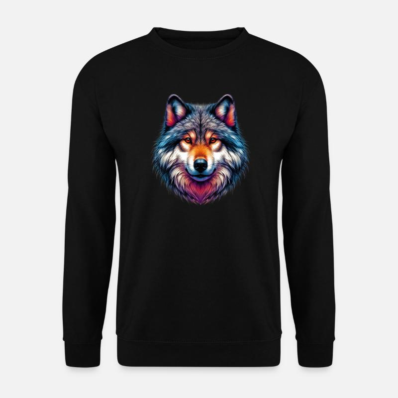 Wolf - Unisex Sweatshirt - black