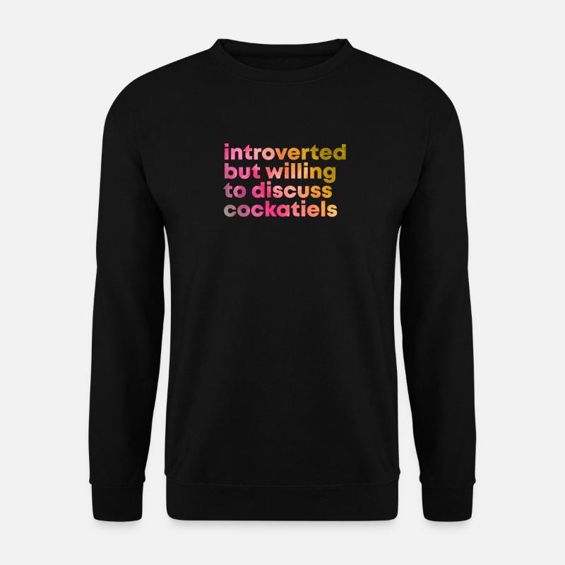 Nymphensittich - Unisex Pullover - Schwarz