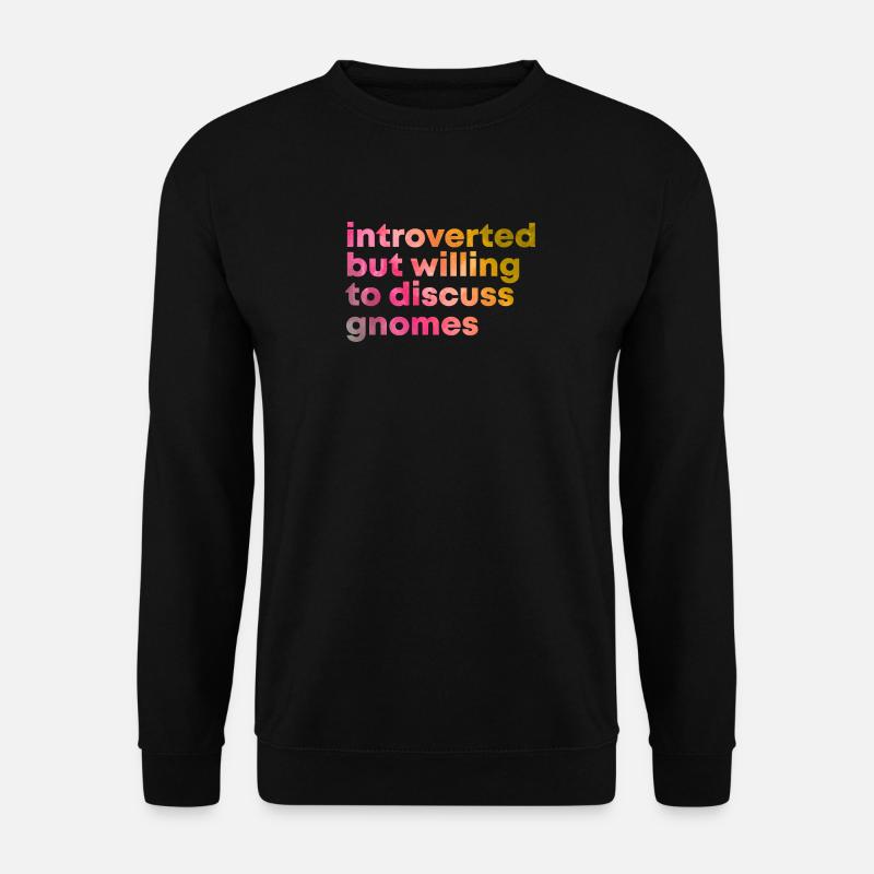 Gnom - Unisex Pullover - Schwarz