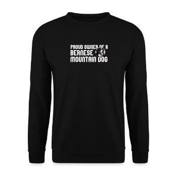 Bouvier bernois - Sweat-shirt Unisexe - noir - Devant - Alina (178cm) & Michal (187cm)