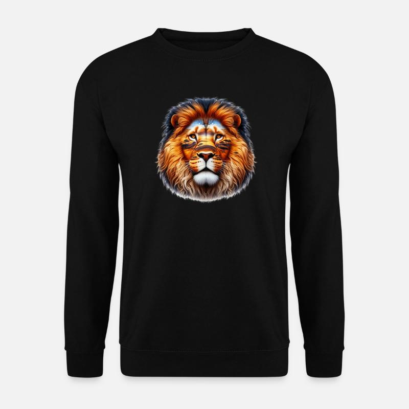 Lion - Unisex Sweatshirt - black