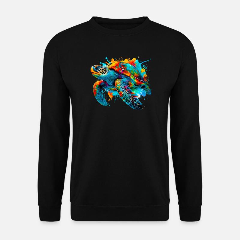 Turtle - Unisex Sweatshirt - black
