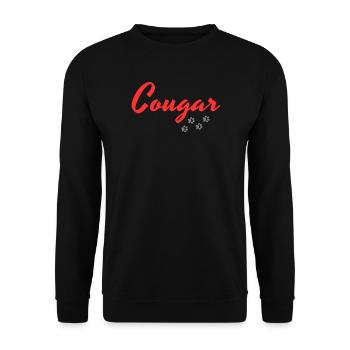 riesiger - Unisex Pullover - Schwarz - Vorne - Alina (178cm) & Michal (187cm)
