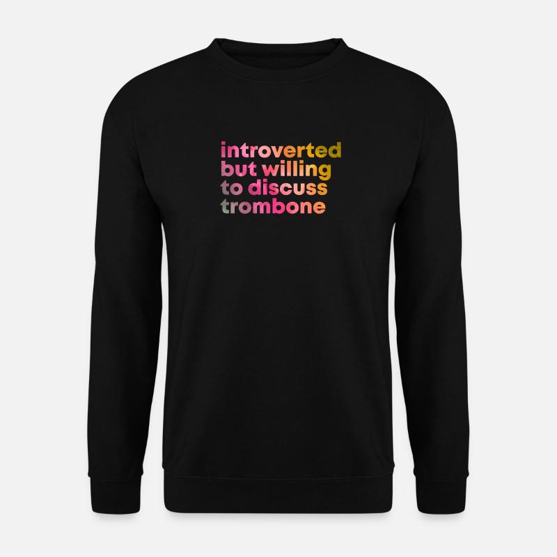 Trombone - Unisex Sweatshirt - black