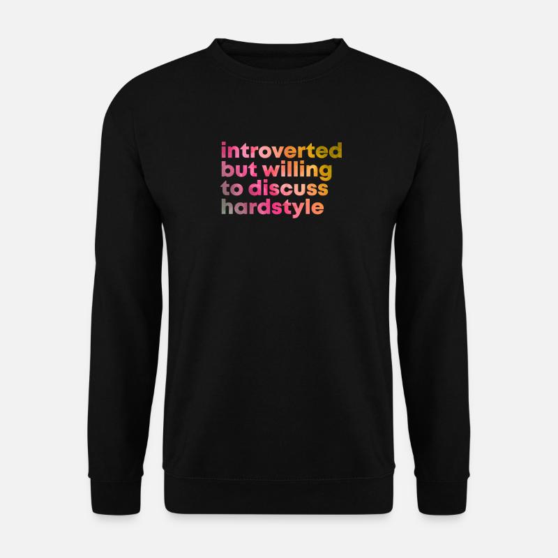 HARDSTYLE - Unisex Pullover - Schwarz