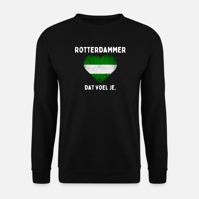 Rotterdammer - Unisex Pullover - Schwarz