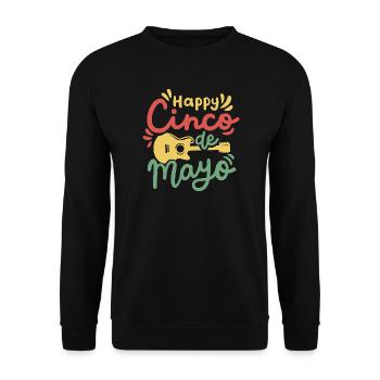 Cinco de Mayo Fiesta mexikanische Party - Unisex Pullover - Schwarz - Vorne - Alina (178cm) & Michal (187cm)