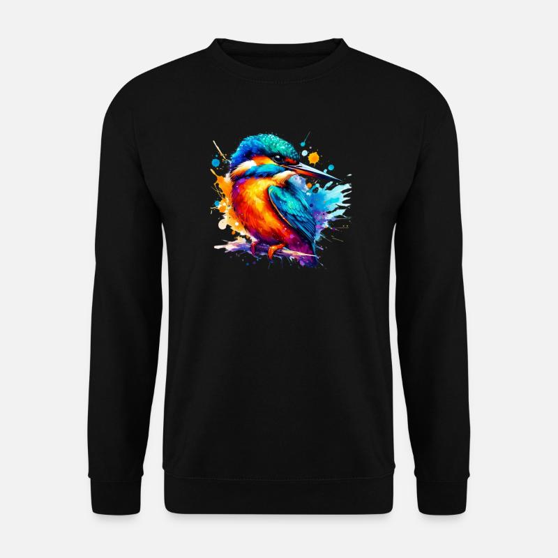 Eisvogel - Unisex Pullover - Schwarz