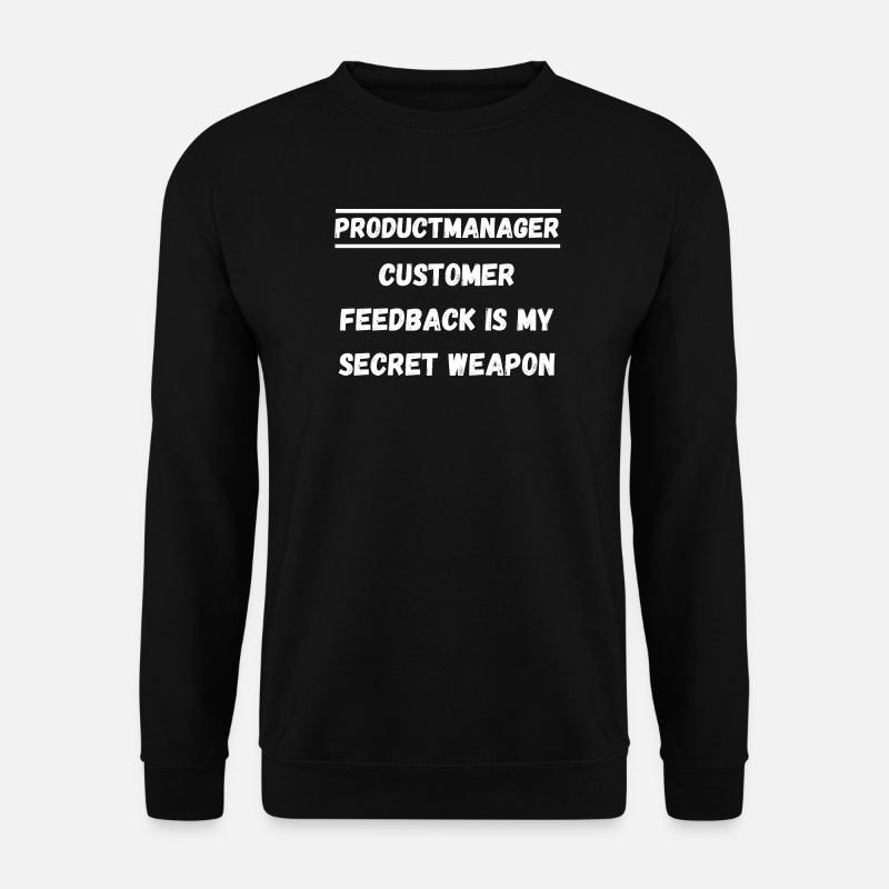 Customer Feedback - Unisex Sweatshirt - black