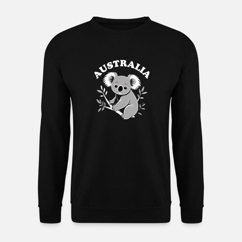 Australien Koala - Unisex Pullover - Schwarz