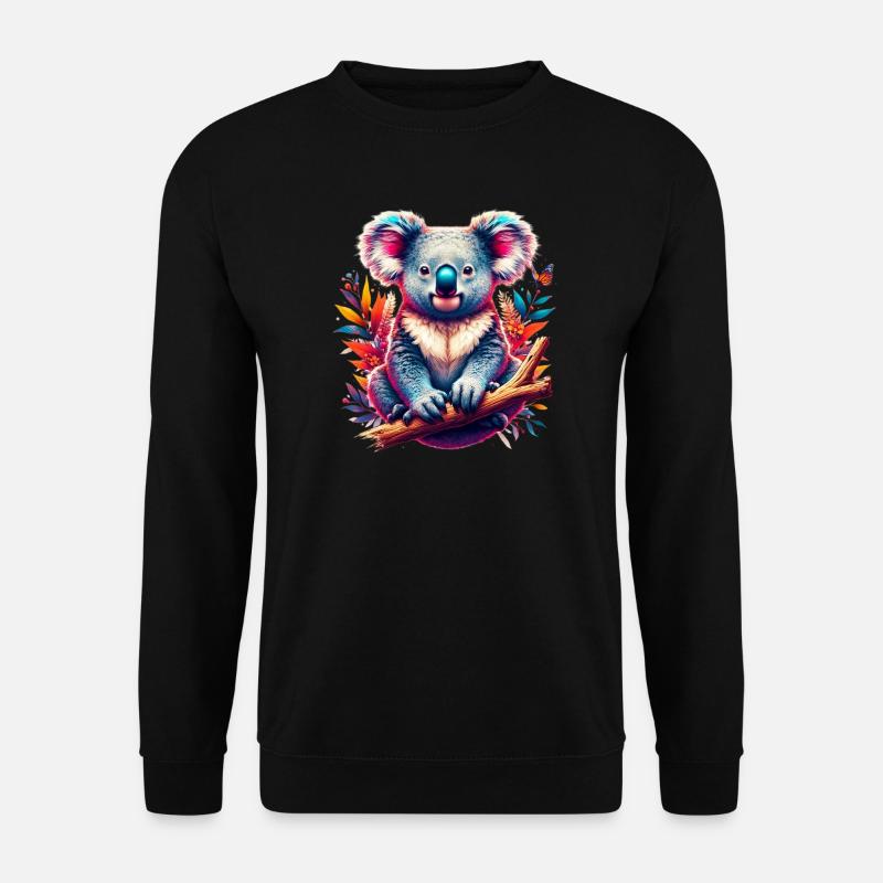 Koala - Unisex Pullover - Schwarz