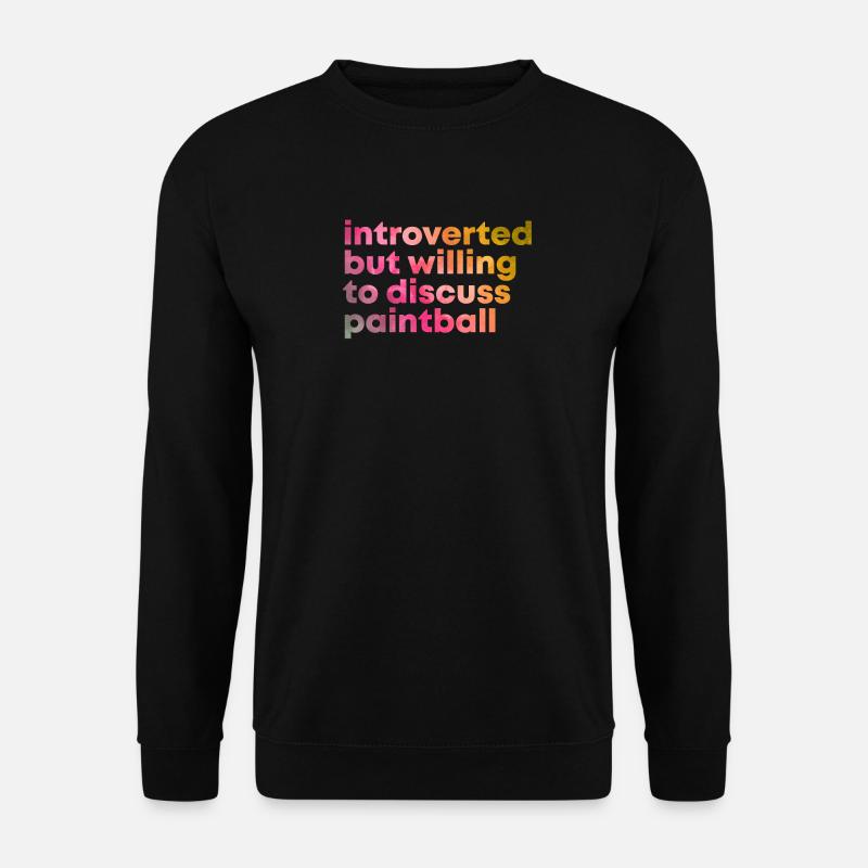 Paintball - Unisex Pullover - Schwarz