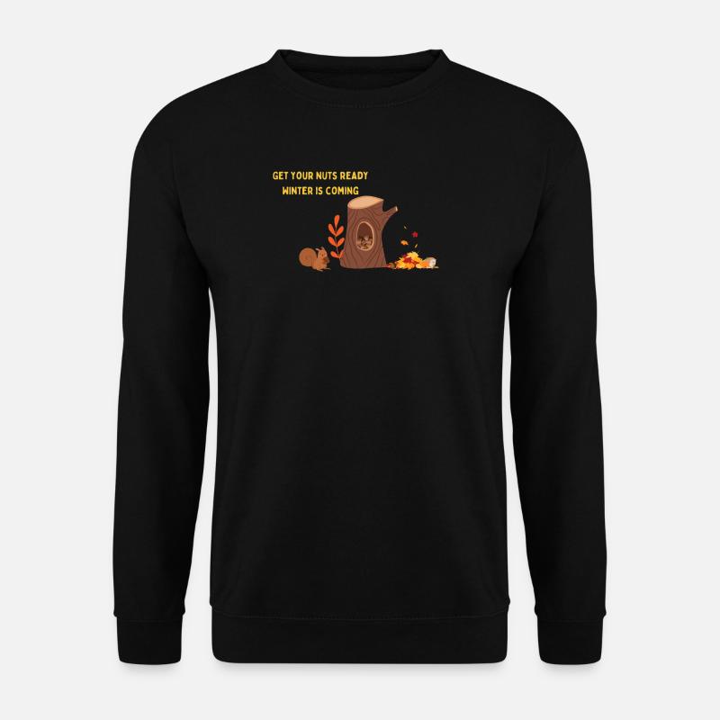 Nuts for winter - Unisex Sweatshirt - black