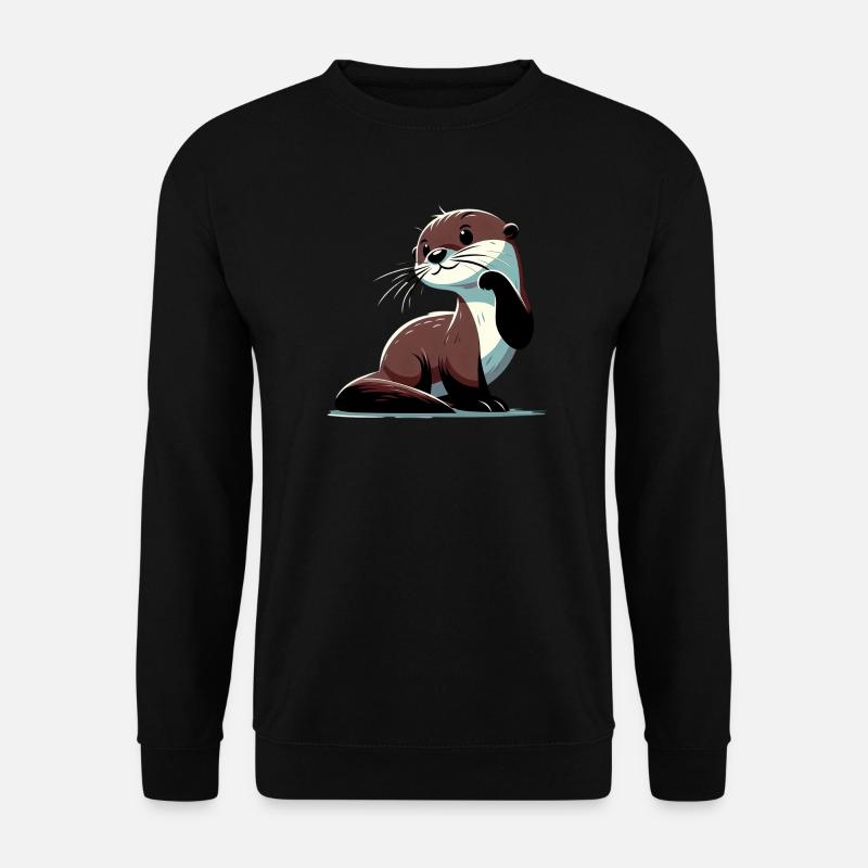 Otter - Unisex Sweatshirt - black