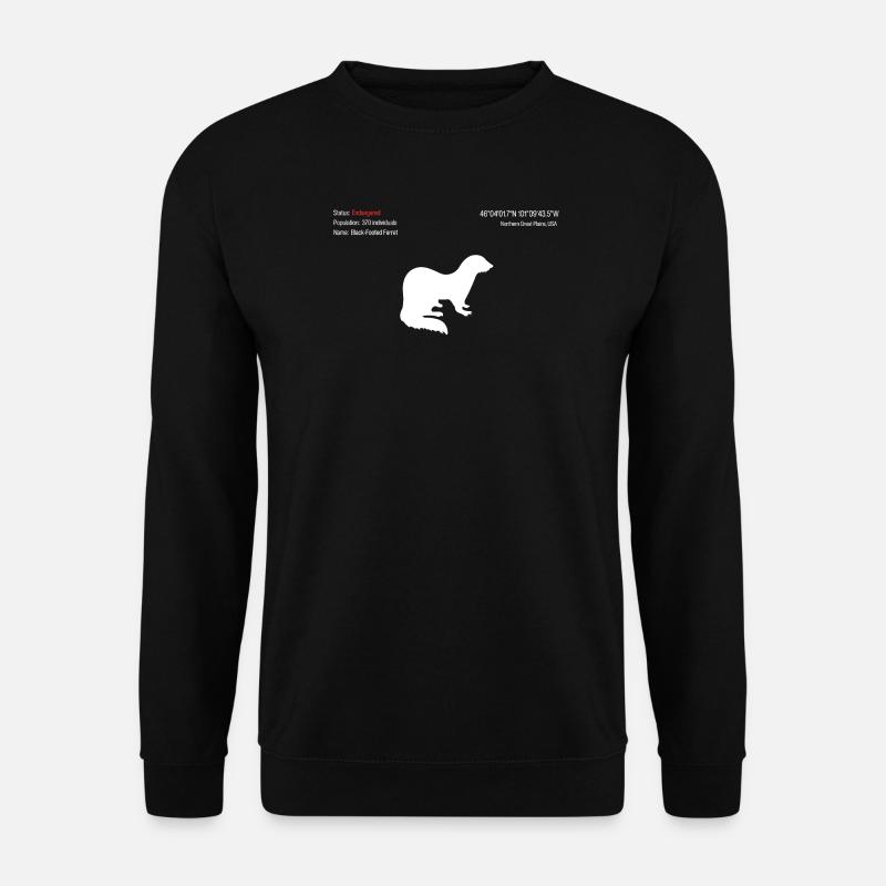 Frettchen - Unisex Pullover - Schwarz