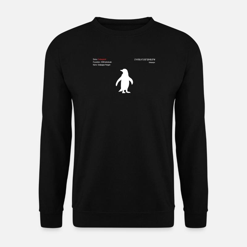 Pinguin - Unisex Pullover - Schwarz