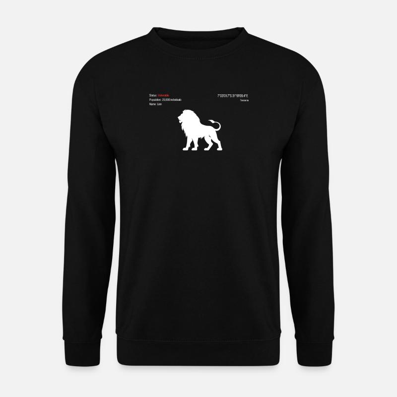 Lion - Unisex Sweatshirt - black