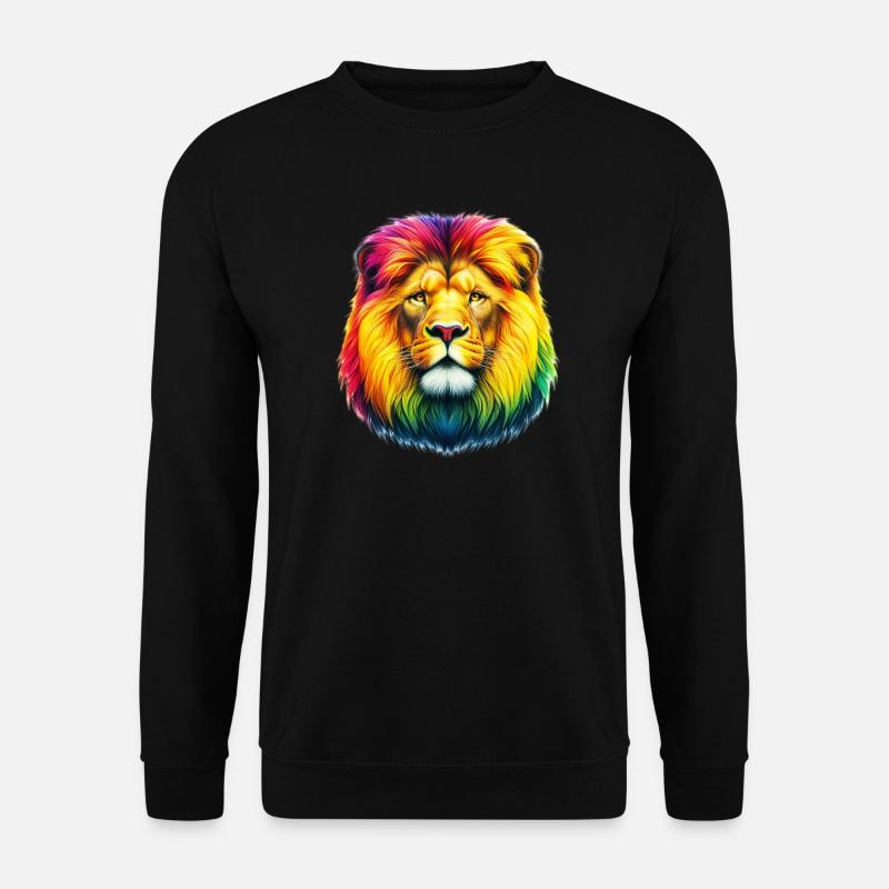 Lion - Unisex Sweatshirt - black