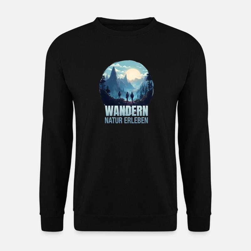 Natur erleben - Unisex Pullover - Schwarz