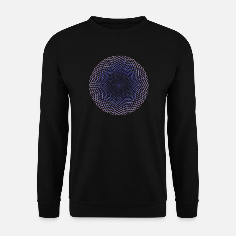 Lotus des Lebens - Unisex Pullover - Schwarz