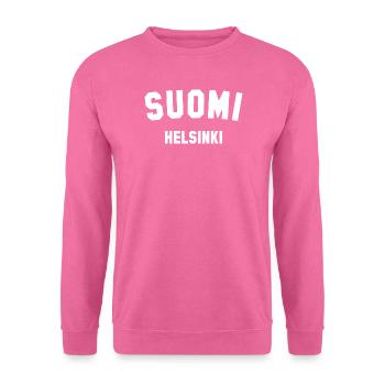 HELSINKI Suomi Finnland - Unisex Pullover - Pink - Vorne