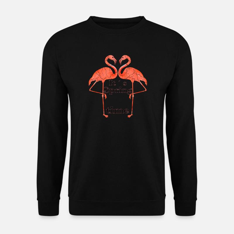 Flamingo - Unisex Pullover - Schwarz
