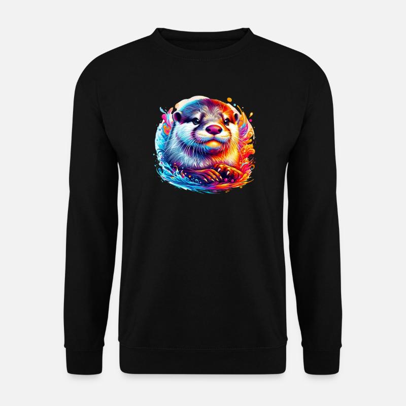 Otter - Unisex Sweatshirt - black