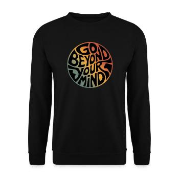 Allez au-delà de votre - Sweat-shirt Unisexe - noir - Devant - Alina (178cm) & Michal (187cm)