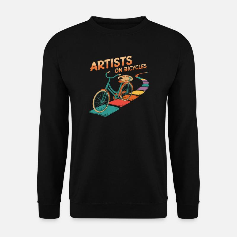 Artists on Bicycles - Unisex Sweatshirt - black