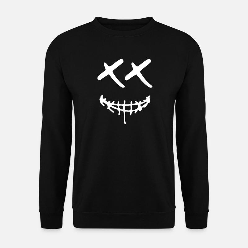 Laughing Face - Smile - Halloween X - Unisex Sweatshirt - black