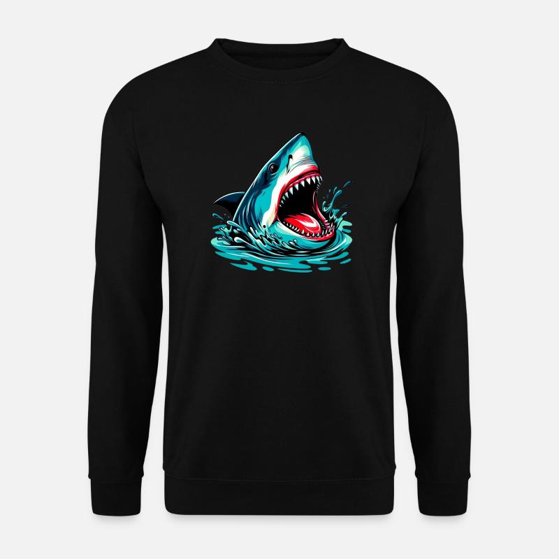 Shark - Unisex Sweatshirt - black