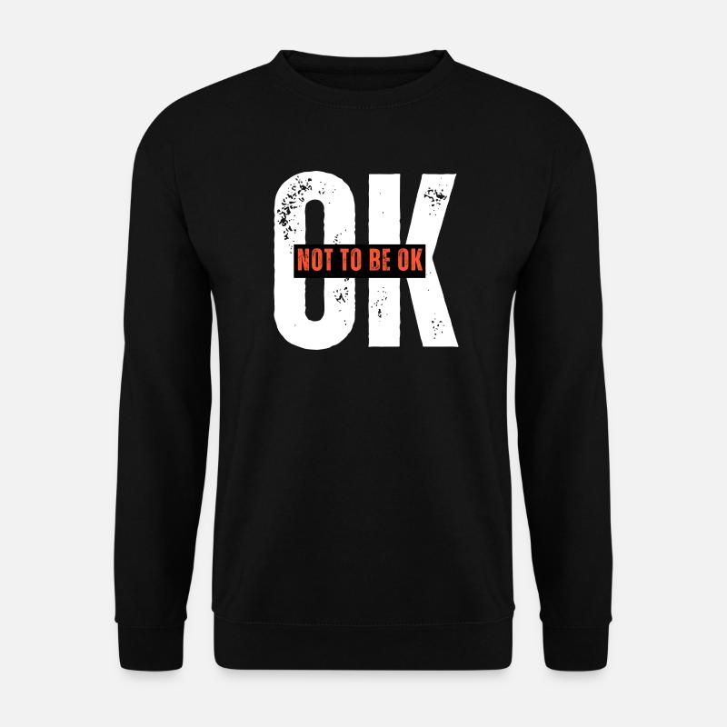 Assertive Protest Graphic T-Shirt - Unisex Sweatshirt - black